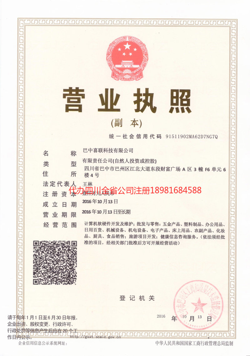 辽宁辽宁喜联科技有限公司